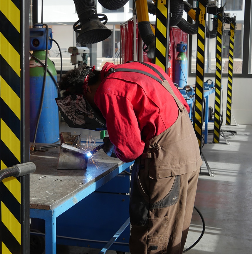 Formation pour découvrir des métiers comme ici la métallerie